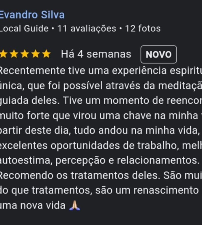 Avaliação Meditação